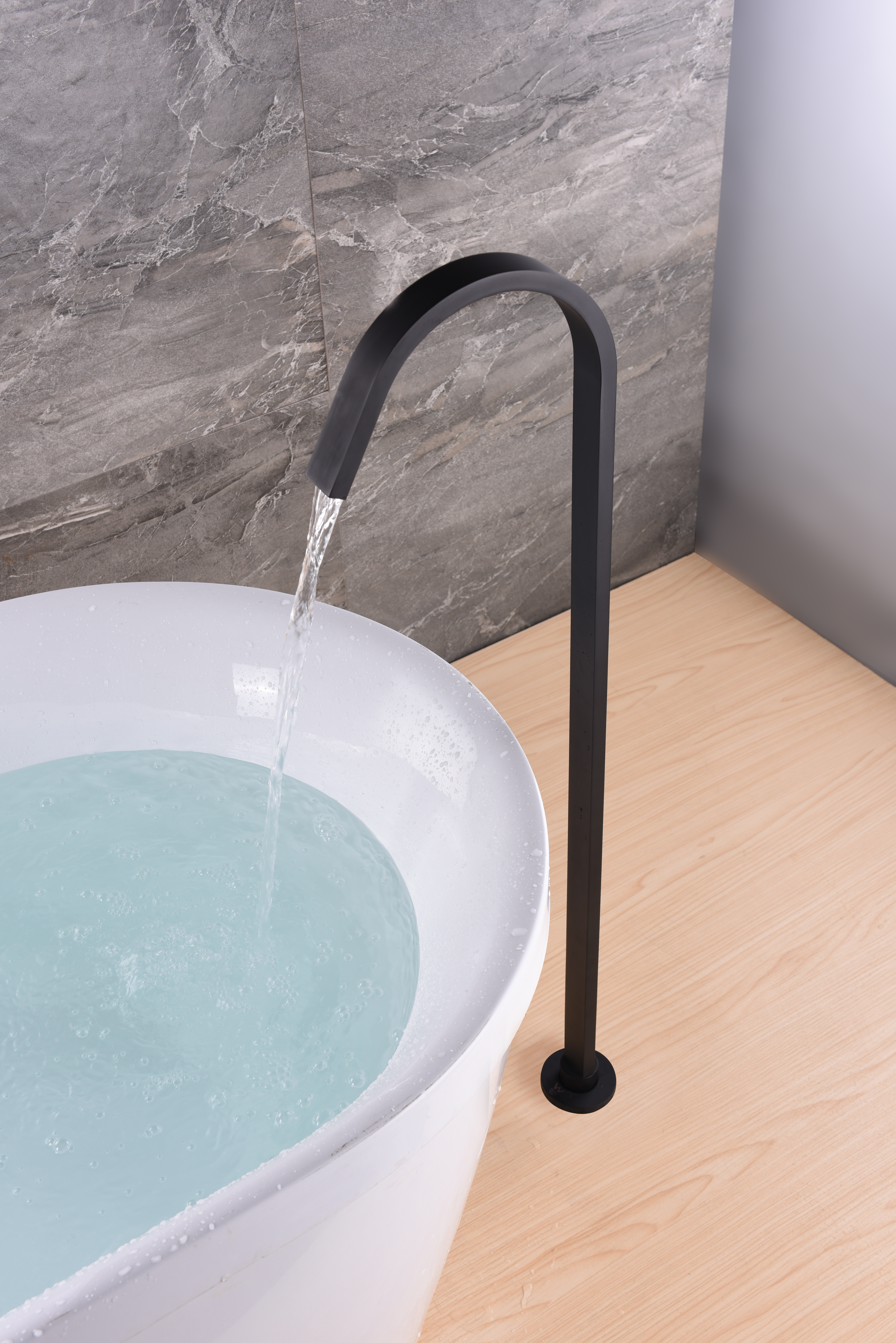 Without Handshower Freestanding Bathtub Faucet DF-02003