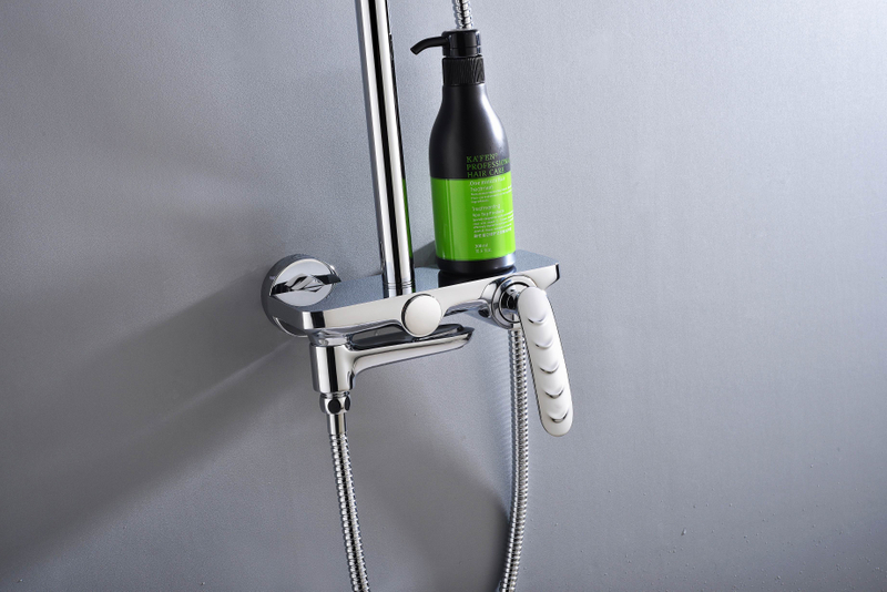Chrome Wall Mounted Shower Bath Tub Faucet Tub Filler Brass Bathroom Bathtub Shower Faucets