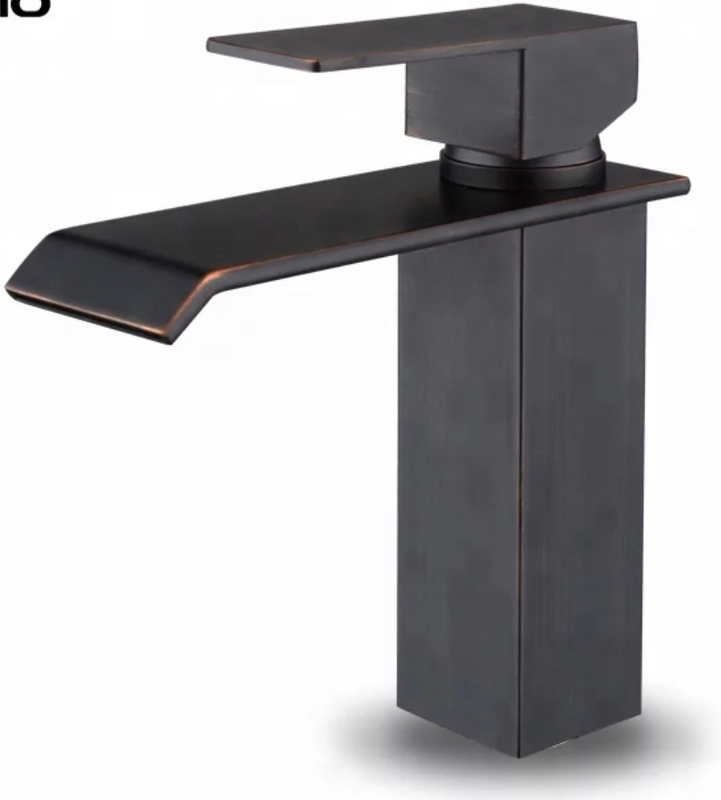 Type And Single Hole Faucet Mount Basin Mixer Modern Style Lever Brass Faucets Handle Matte Black Wash Kaiping Bathroom 1