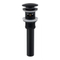 Black Brass Pop up Sink Drain Waste Black Sink Stopper
