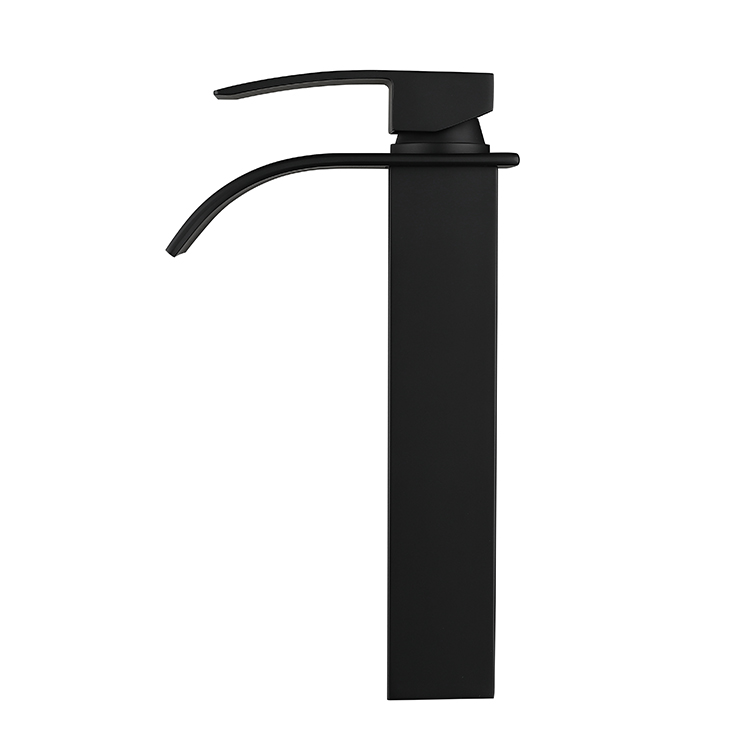 New Design Simple Matte Black Sink Faucet Washbasin Basin Faucet Mixers Taps Exporter Tapware Sink