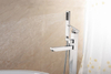 Freestanding Shower Bathtub Faucet Sanitary Ware Polished Chrome Brass Floor Mount Tub Filler With CUPC