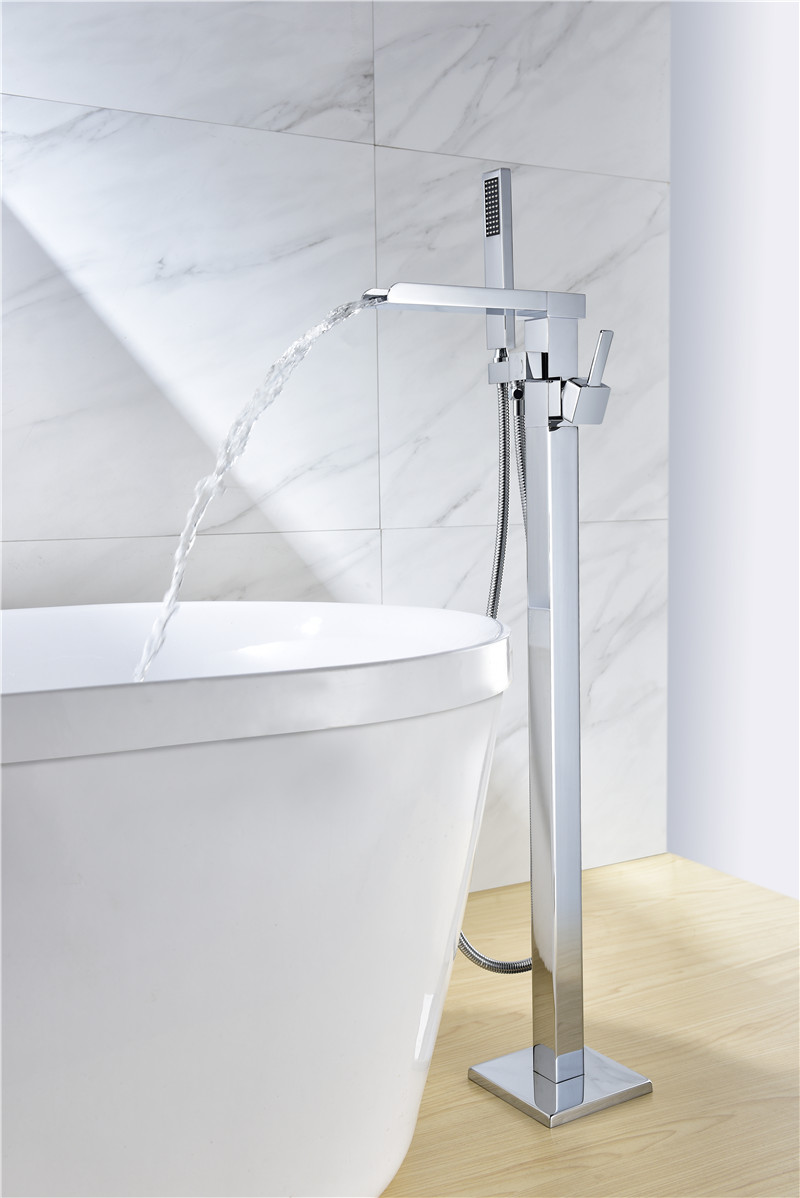 Tub And Shower Faucets With Hand Waterfall Bathtub Faucet Manufacturers Brass Bath Mixer For Hot Handle Bathroom Cold Water