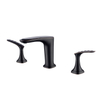 Antique Split Basin Mixer Double Handle Copper Wash Basin Faucet Three Hole