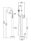 Factory price floor standing tap tub with hand shower bronze color mixer bathtub faucet on sale
