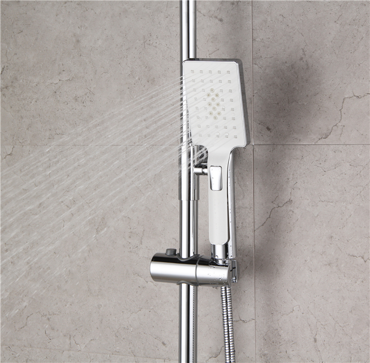 Square Brass Faucet And Bath Combined Bath Shower Set