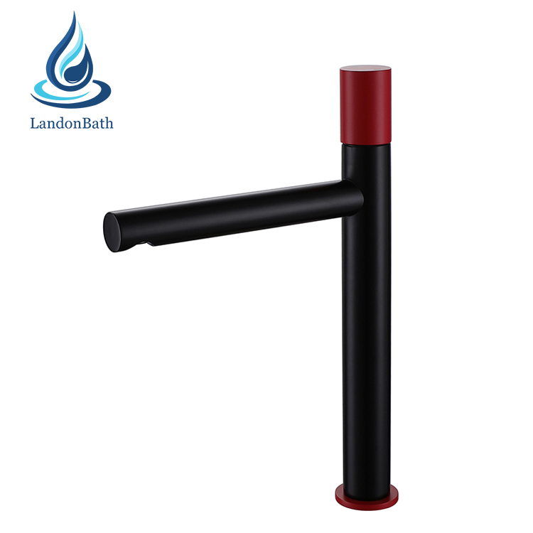 Commercial Basin Tap Faucet Cooper Mixers Colour Spout Luxury Face Taps