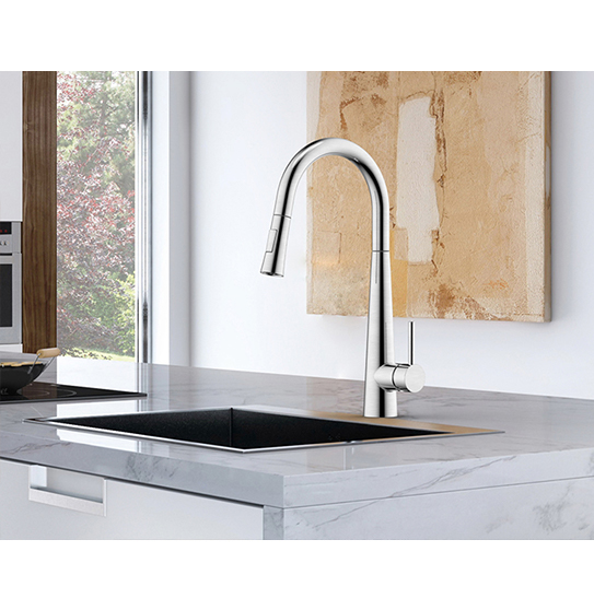 kitchen faucet pull down