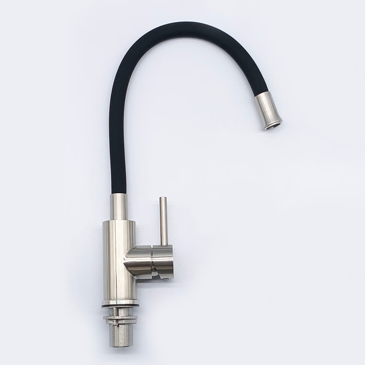 Single Handle Stainless Steel Kitchen Sink Faucet Hot And Cold Water Mixer Taps Kitchen Faucet