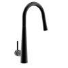 Faucet Matte Black Hot And Cold Water Single Handle Sink Tap Pull Down Spray Kitchen Faucet