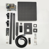 2022 High End Hotel Matte Black Square Bath Shower Mixer Set In Wall Embedded Rain Shower Faucet Set