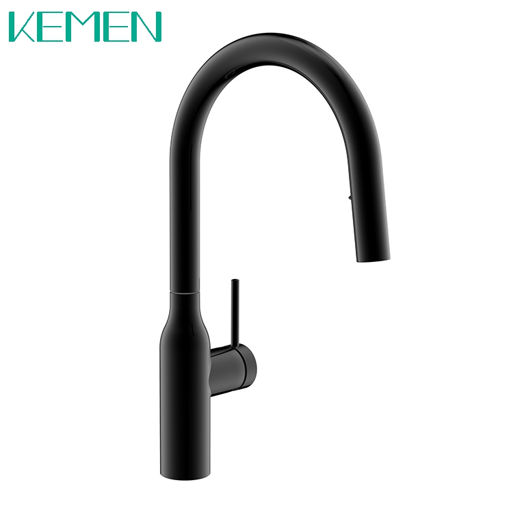 2022 Kitchen Faucet Stainless Steel 304 Water Tap Pull Down Spray Black Kitchen Faucets