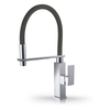 Square Pull Down Kitchen Faucet with Flexible Hose 1302005