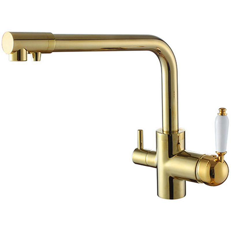 Brass 3 Way Hot And Cold Purify Ro Faucet Mixer DF-03510