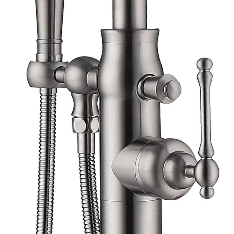 Hot Selling Classical White and Matt Black High Quality Bathtub Tap