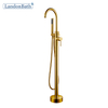 Zinc Alloy Freestanding Faucet Golden and Black Color Water Faucet