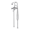 Classic Vintage Golden Floor Bathtub Faucet Tub Mixer Tap
