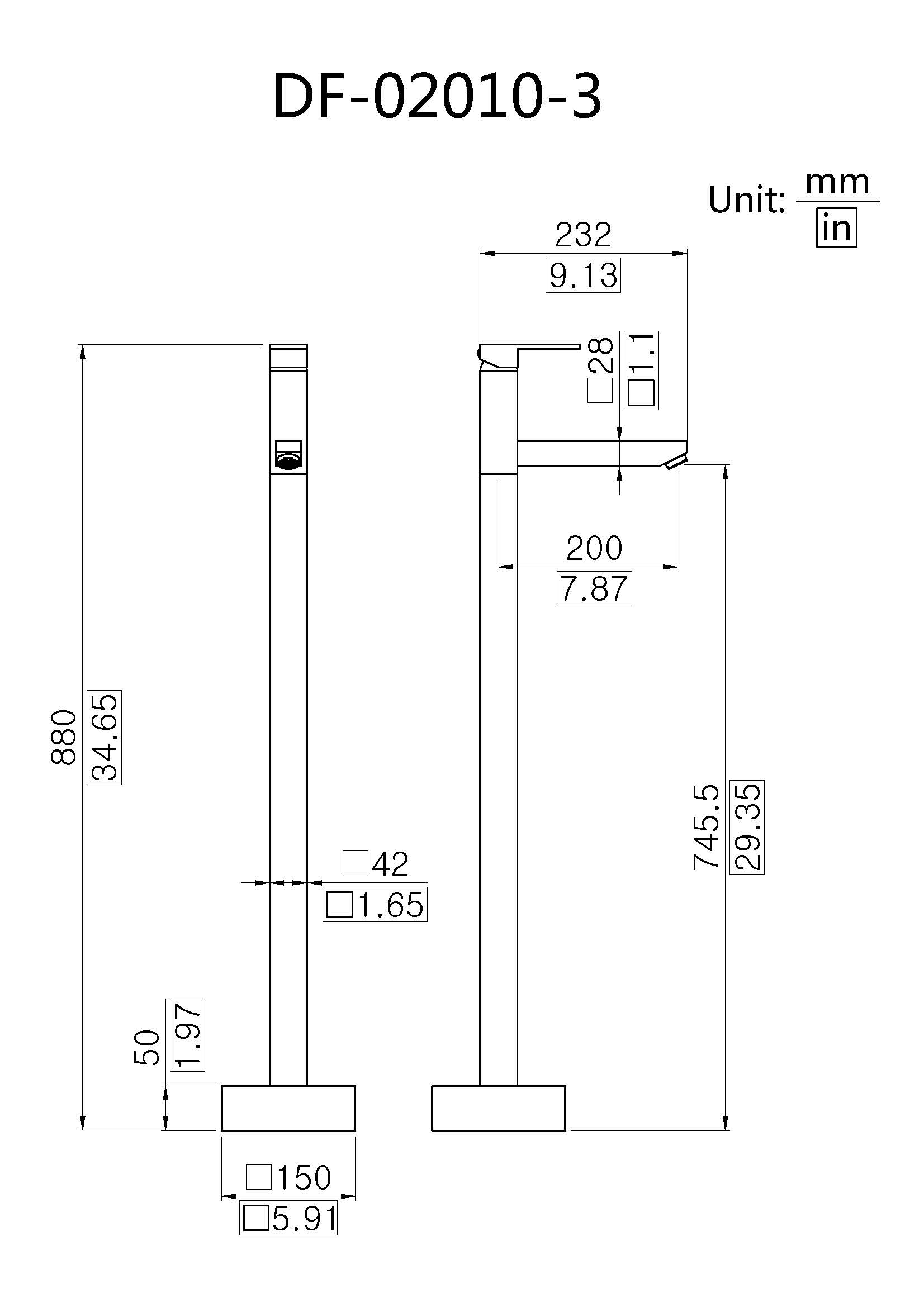 Landonbath Bathtub Faucet
