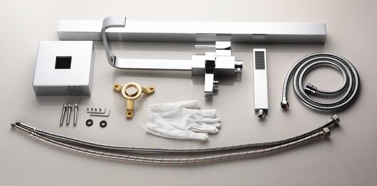 CUPC Watermark Freestanding Bathtub Faucet Floor Standing With Ceramic Valve Shower Mixer Mounted Bath Tub Mount Filler