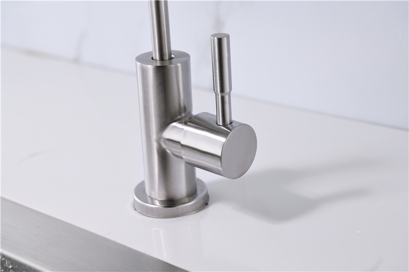 Water Purifier Kitchen Faucet For Filter Faucets Deck Mounted Mixer Brushed Tab Tap Taps Drinking Bubbler Head Sustem Ro