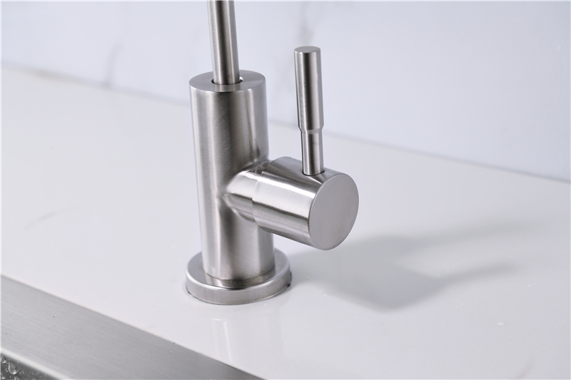 Water Purifier Kitchen Faucet For Filter Faucets Deck Mounted Mixer Brushed Tab Tap Taps Drinking Bubbler Head Sustem Ro