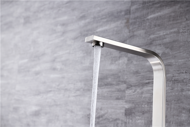 Wholesale Suppliers 304 Stainless Steel 360 Degree Rotatable Water Sink Faucet Mixer Single Handle Kitchen Water Tap