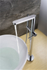 Brass Bathtub Tap Faucet Shower Set Chrome Finish & Water Mixer Multichoice Universal Tub And Valve Body Faucets Bathroom