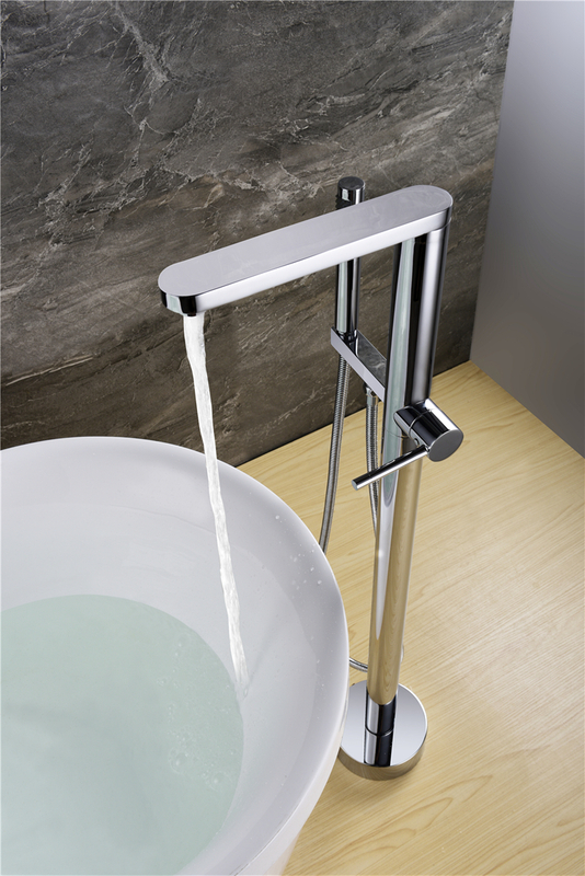 Brass Bathtub Tap Faucet Shower Set Chrome Finish & Water Mixer Multichoice Universal Tub And Valve Body Faucets Bathroom