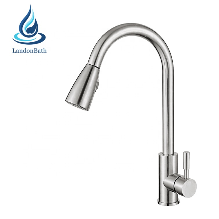 Canada style single lever robinet de cuisine stainless steel kitchen mixer faucet griferia monocomando de cocina