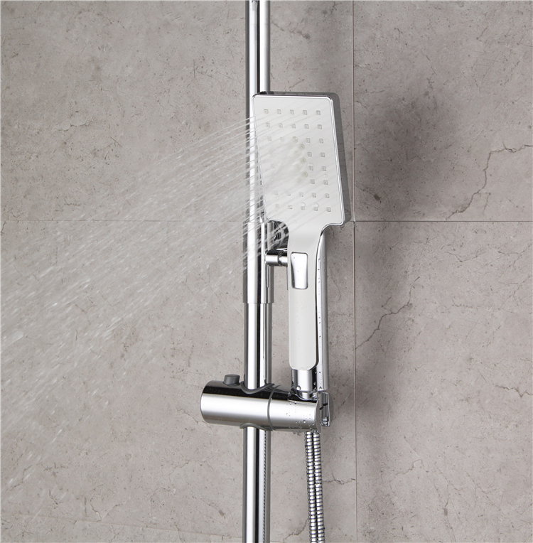 Square Brass Faucet And Bath Combined Bath Shower Set