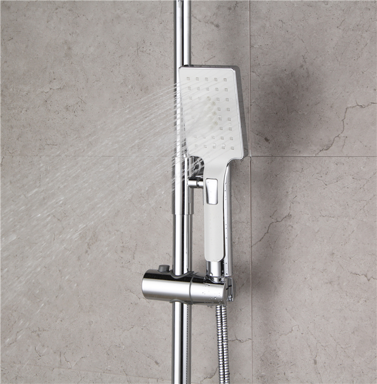 Square Brass Faucet And Bath Combined Bath Shower Set