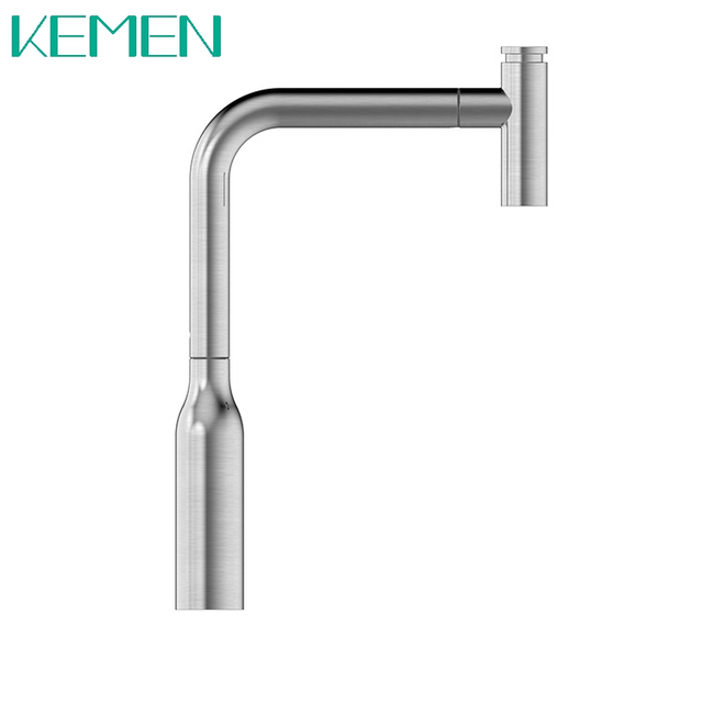 High-end One Handle Mixer Tap 304 Stainless Steel Kitchen Taps Mixer Faucets Lead-free Pull Out Kitchen Faucet