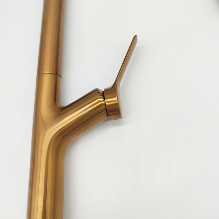 Rose Gold 304 Stainless Steel Kitchen Faucet Hot And Cold Faucet Mixers Kitchen Tap With Pull Down Sprayer