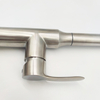 China Kitchen Faucet Pull Down 304 Stainless Steel Long Neck Kitchen Faucet Brushed Finish