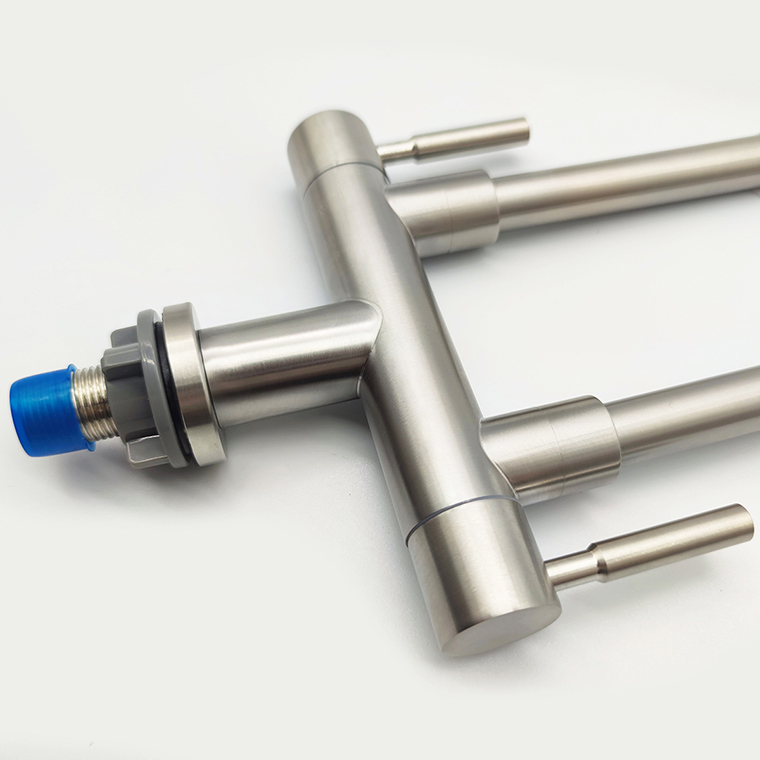 Hot Selling Contemporary 304 Stainless Steel Single Cold Water Tap Kitchen Sink Faucet