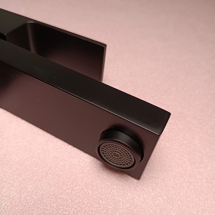 2022 New Design Matte Black Stainless Steel 304 Basin Mixer Washbasin Faucet