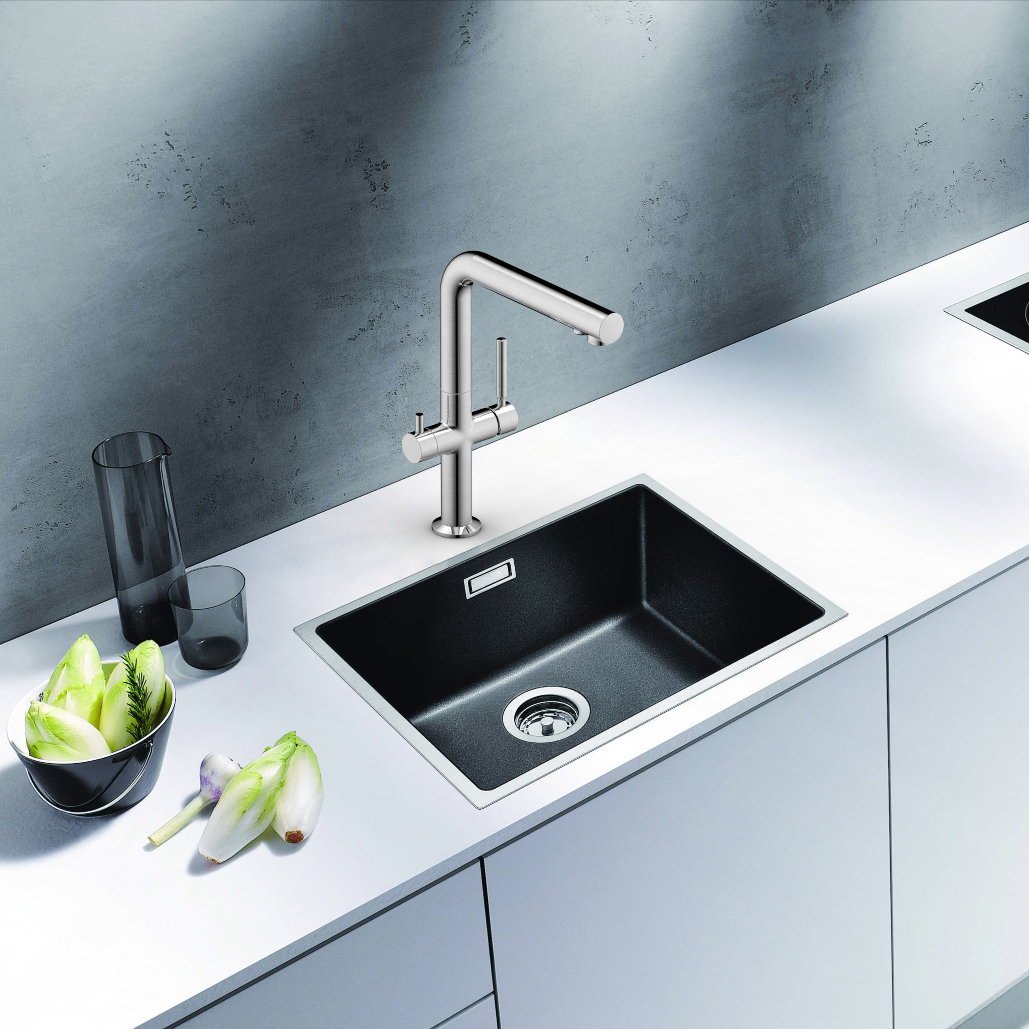 Stainless Steel 304 3-way Filter Water Drinking Water Kitchen Sink Faucet Mixer