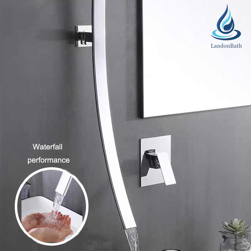 Wall Mounted Basin Mixer Tapware 1401010-5
