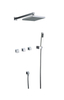 Wall Mounted Shower Set Column Bath Mixer Faucet DF-07111