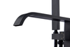 Matte Black Freestanding Bathtub Faucet Thermostatic Bathroom Faucet