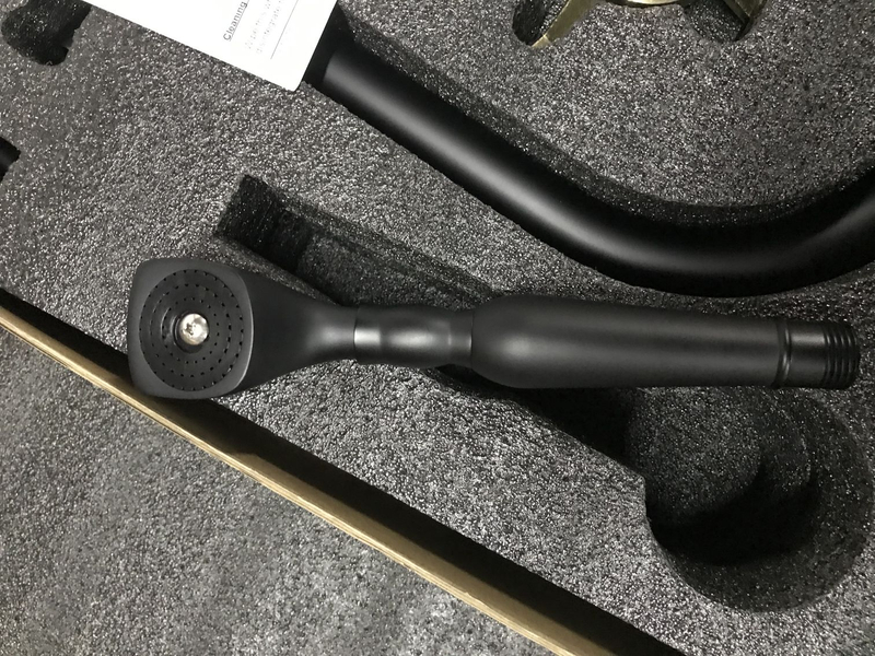  Bathroom Freestanding Bathtub Faucet Thermostatic Brass Chrome Vanity Faucet