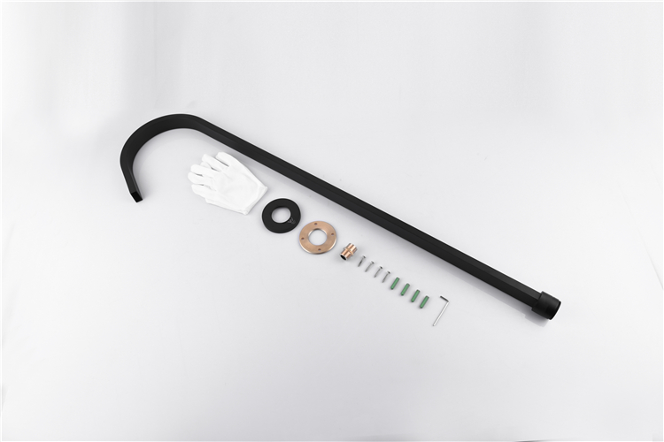 Matte Black Simple Design Thermostatic Faucet