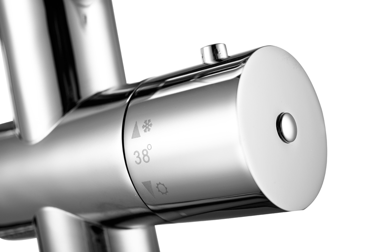 Bathroom Thermostatic Freestanding Bathtub Shower Mixer Faucet DF-02037