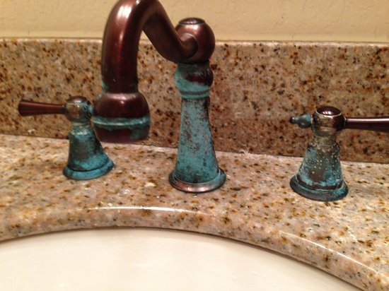 Patina faucet