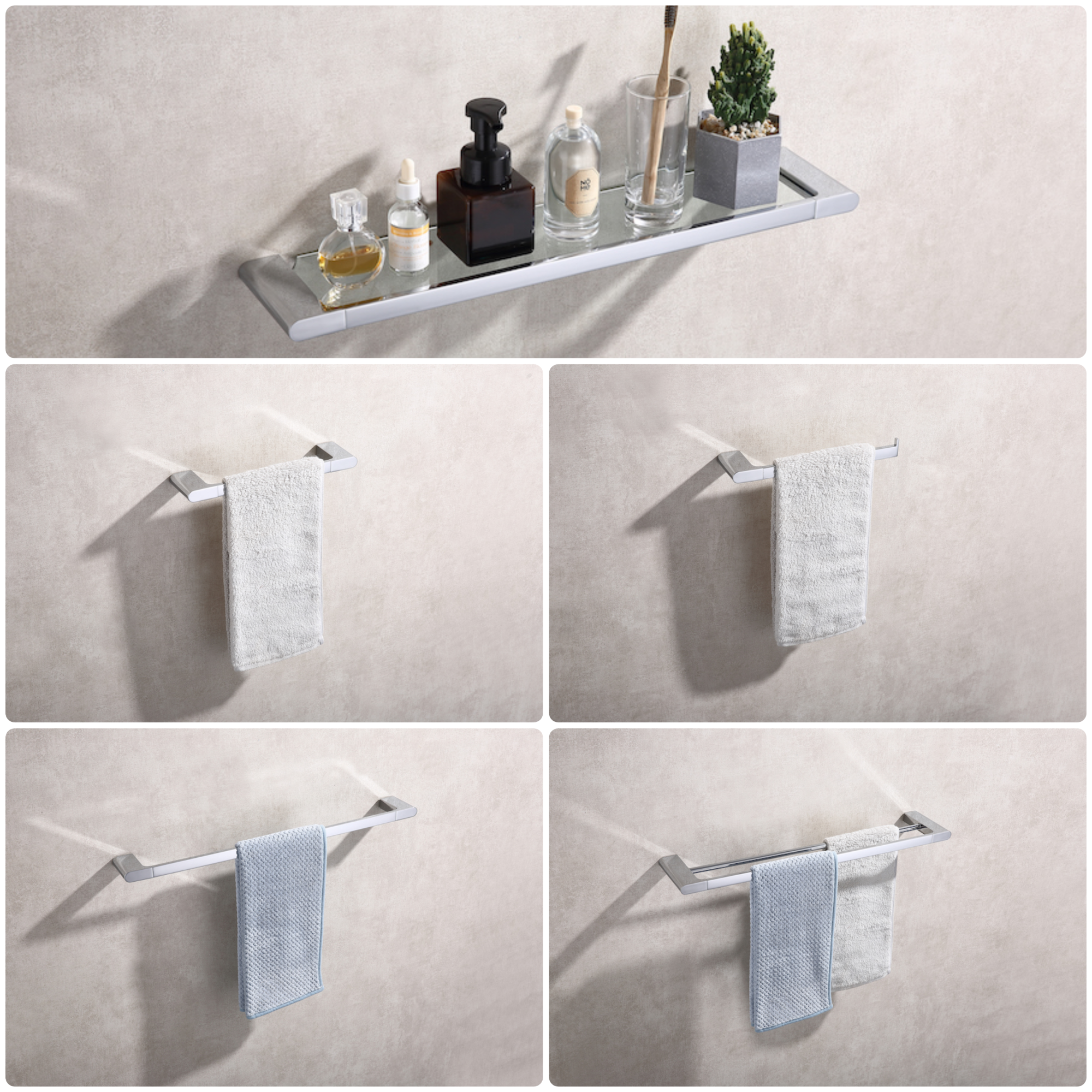 Blank 5 Grids Collage