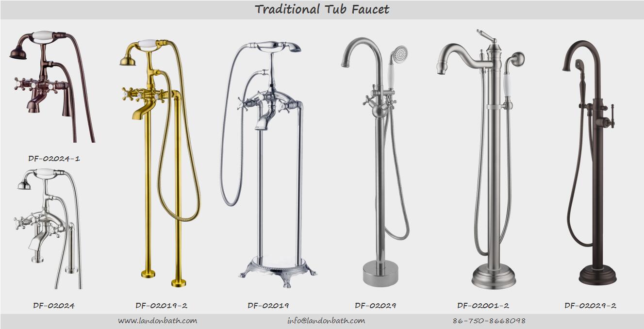 deck mount bathtub faucet