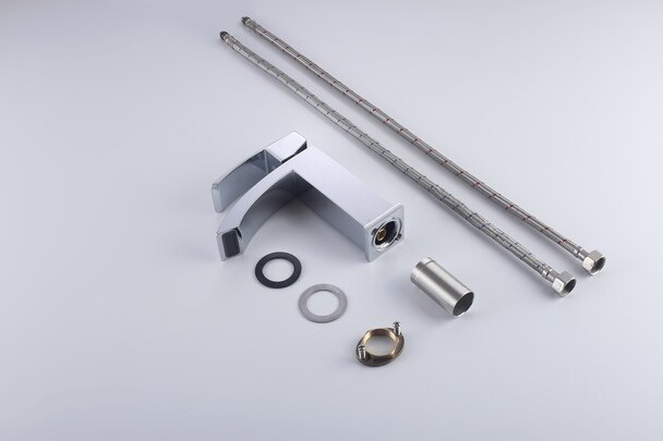 Brass Hot and Cold Water Single Lever Basin Faucet Tap