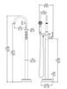 Shower Faucet Set Bathtub Mixer Free Standing Bathtubs And Taps Freestanding Bath Design Soaking Tub Artiqua Filler