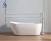 Modern Brass Bathroom Single Handle Hot&Cold Freestanding Tub Faucet