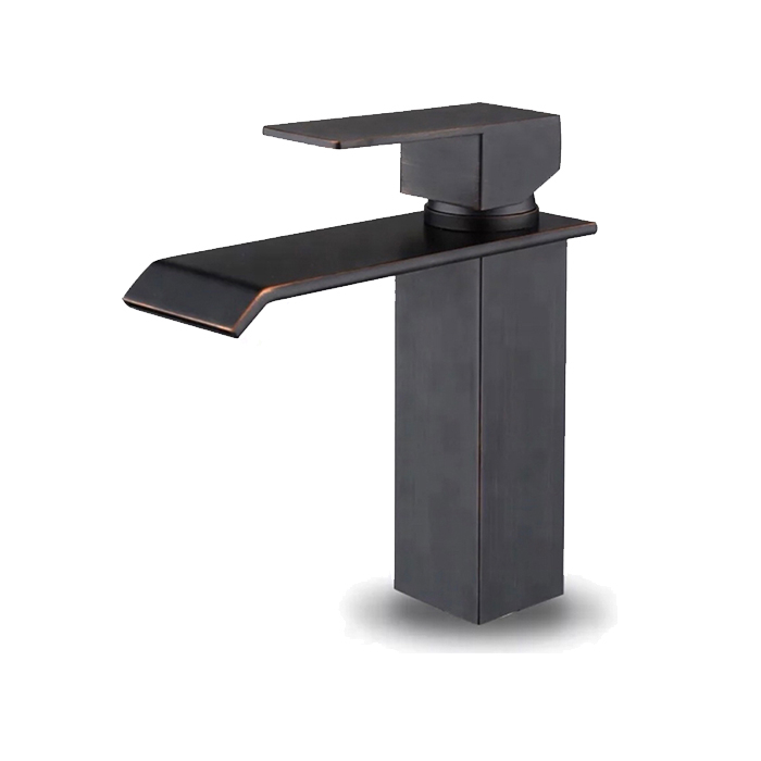 Type And Single Hole Faucet Mount Basin Mixer Modern Style Lever Brass Faucets Handle Matte Black Wash Kaiping Bathroom 1